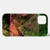 Coques Case-Mate iPhone Art abstrait espace cubique (Verso (horizontal))