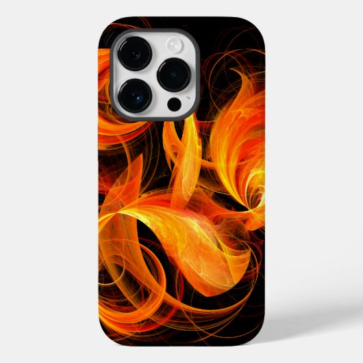 Coques Case-Mate iPhone Art Abstrait Fireball (Verso)