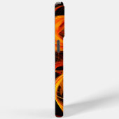 Coques Case-Mate iPhone Art Abstrait Fireball (Verso / Droite)