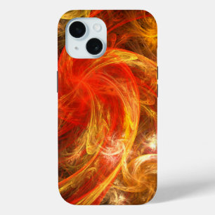 Coque Pour iPhone 15 Art abstrait Firestorm Nova