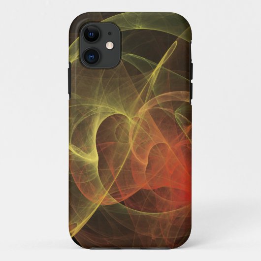 Coques Case-Mate iPhone Art abstrait Flamme magique (Dos)