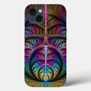 Case-Mate iPhone Case Art abstrait fractal coloré et psychédélique