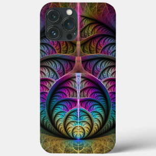 Case-Mate iPhone Case Art abstrait fractal coloré et psychédélique