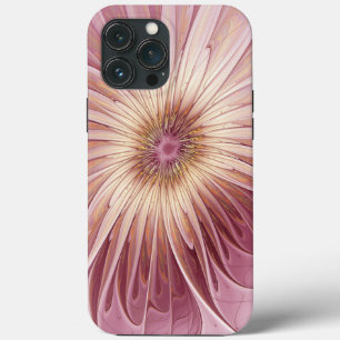 Case-Mate iPhone Case Art Abstrait Fractal Fleur & Tons de Bourgogne