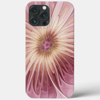 Art Abstrait Fractal Fleur & Tons de Bourgogne