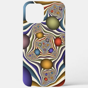 Case-Mate iPhone Case Art abstrait fractal moderne coloré volant