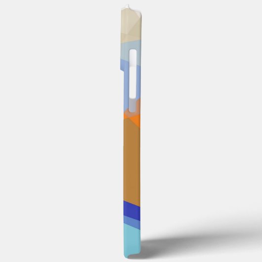 Coques Case-Mate iPhone Art Abstrait géométrique (Verso / Gauche)