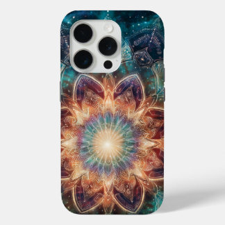 Coque iPhone 15 Pro Art Abstrait Géométrique – Portail Stellaire