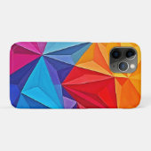 Coques Case-Mate iPhone Art abstrait géométrique prisme gras (Dos (Horizontal))