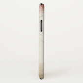 Coques Case-Mate iPhone Art Abstrait Gold Red Grey (Dos/Droite)