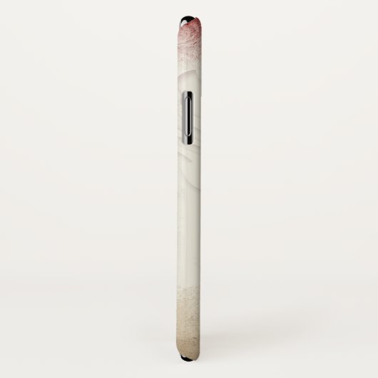 Coques Case-Mate iPhone Art Abstrait Gold Red Grey (Dos/Droite)