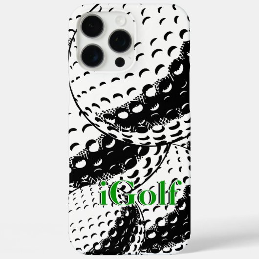 Coques Case-Mate iPhone Art Abstrait moderne Collage Motif iGolf (Verso)