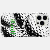 Coques Case-Mate iPhone Art Abstrait moderne Collage Motif iGolf (Verso (horizontal))