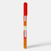 Coques Case-Mate iPhone Art Abstrait moderne - Rouge Jaune Blanc (Verso / Droite)