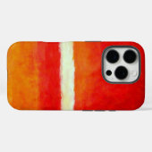Coques Case-Mate iPhone Art Abstrait moderne - Style Rothko (Verso (horizontal))