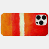 Coques Case-Mate iPhone Art Abstrait moderne - Style Rothko (Verso (horizontal))