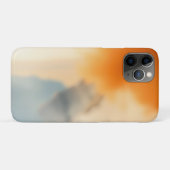 Coques Case-Mate iPhone Art Abstrait Neutre Chaud Flou (Dos (Horizontal))
