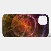 Coques Case-Mate iPhone Art abstrait nouveau monde (Verso (horizontal))
