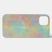 Coques Case-Mate iPhone Art abstrait pastel à l'aquarelle (Verso (horizontal))