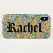 Coques Case-Mate iPhone art abstrait Rachel de noir orphelin avec le (Dos (Horizontal))