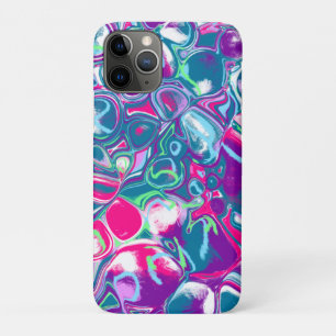 Case-Mate iPhone Case Art Abstrait rose et bleu