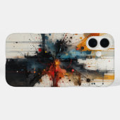 Coques Case-Mate iPhone Art Abstrait texturé (Verso (horizontal))