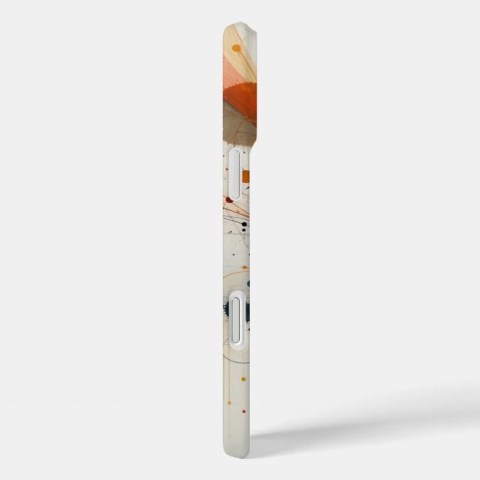 Coques Case-Mate iPhone Art Abstrait texturé (Verso / Droite)