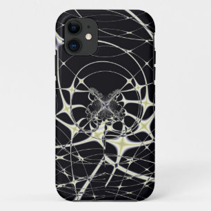Coque Case-Mate Pour iPhone Art Abstrait Toile d'Araignée Dorée