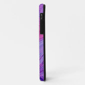 Coques Case-Mate iPhone Art abstrait tourbillonnant violet (Dos/Gauche)