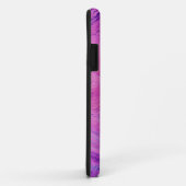 Coques Case-Mate iPhone Art abstrait tourbillonnant violet (Dos/Droite)