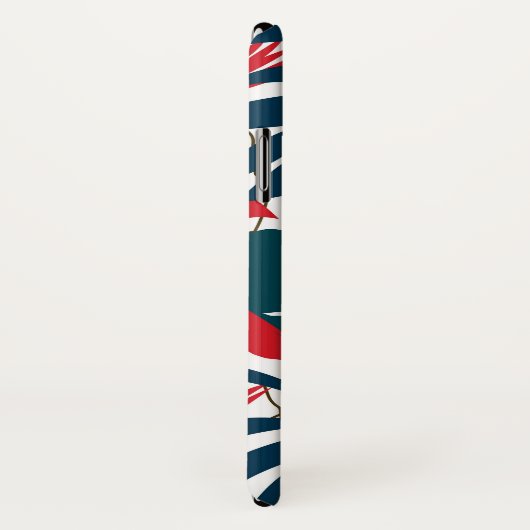 Coques Case-Mate iPhone Art Abstrait tropical (Dos/Droite)