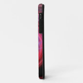 Coques Case-Mate iPhone Art abstrait vague rouge (Dos/Gauche)
