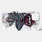 Coques Case-Mate iPhone Art Abstrait Vampire (Verso (horizontal))