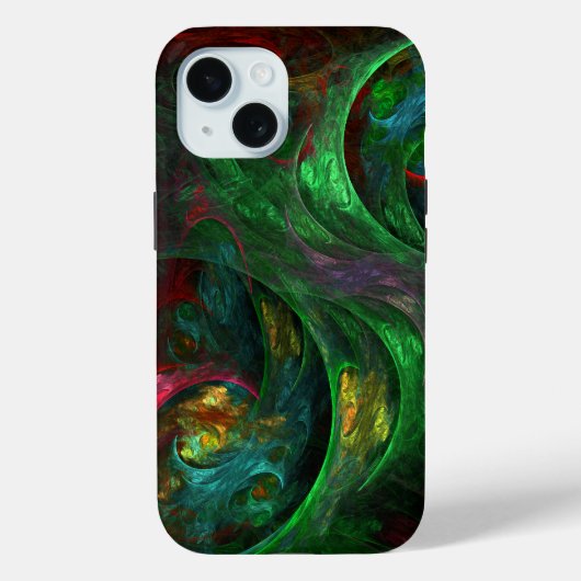 Coques Case-Mate iPhone Art abstrait vert Genesis (Verso)
