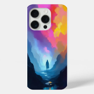Coque iPhone 15 Pro Art Abstrait vibrant