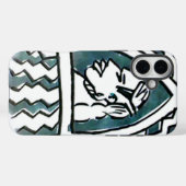 Coques Case-Mate iPhone Art africain (Verso (horizontal))