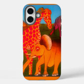 Coques Case-Mate iPhone Art animal africain (Verso)