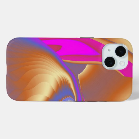 Coques Case-Mate iPhone Art arc-en-ciel Abstrait 3D (Verso (horizontal))
