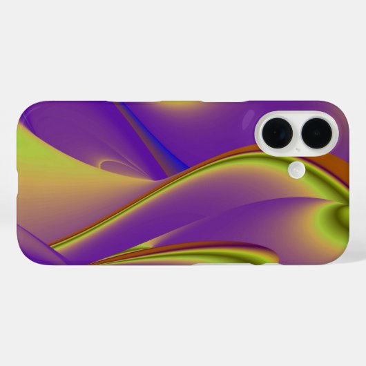 Coques Case-Mate iPhone Art arc-en-ciel Abstrait 3D (Verso (horizontal))
