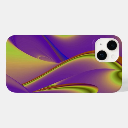 Coques Case-Mate iPhone Art arc-en-ciel Abstrait 3D (Verso (horizontal))