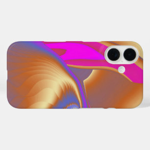 Coques iPhone 16 Art arc-en-ciel Abstrait 3D