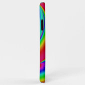 Coques Case-Mate iPhone Art arc-en-ciel Abstrait 3D (Dos/Droite)