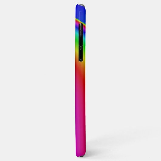 Coques Case-Mate iPhone Art arc-en-ciel Abstrait 3D (Dos/Gauche)
