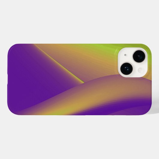 Coques Case-Mate iPhone Art arc-en-ciel Abstrait 3D (Verso (horizontal))