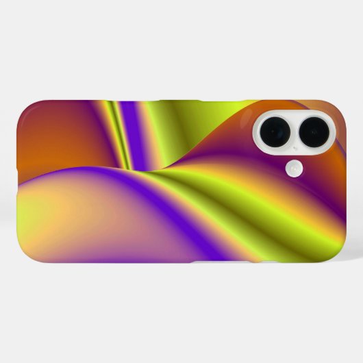 Coques Case-Mate iPhone Art arc-en-ciel Abstrait 3D (Verso (horizontal))