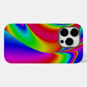 Coques Case-Mate iPhone Art arc-en-ciel Abstrait 3D (Verso (horizontal))