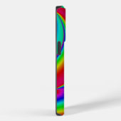 Coques Case-Mate iPhone Art arc-en-ciel Abstrait 3D (Verso / Droite)