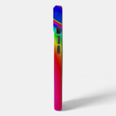 Coques Case-Mate iPhone Art arc-en-ciel Abstrait 3D (Verso / Gauche)
