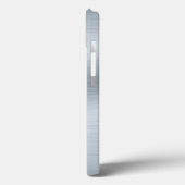 Coques Case-Mate iPhone Art Arrière - plan d'apparence argenté brossé (Verso / Gauche)