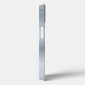 Coques Case-Mate iPhone Art Arrière - plan d'apparence argenté brossé (Verso / Droite)